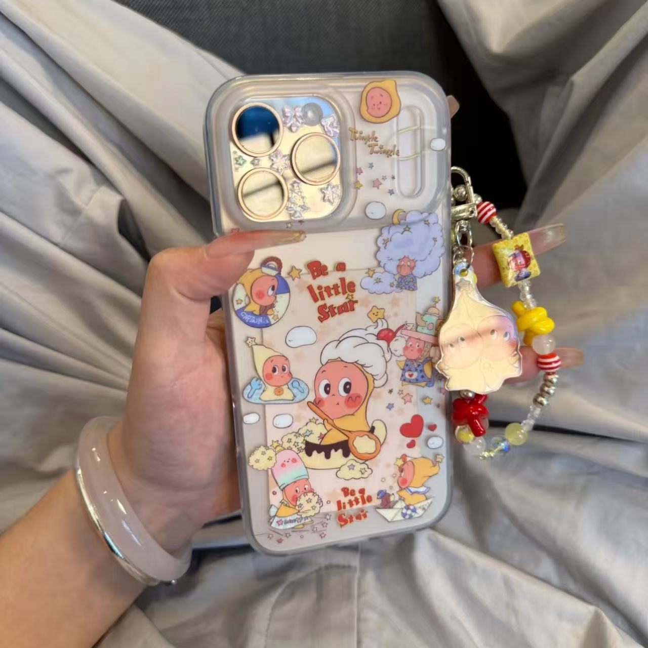 Frosted Photo Star Villain Mobile Phone Case Suitable for Iphone17Promax Apple 16Pro New Model