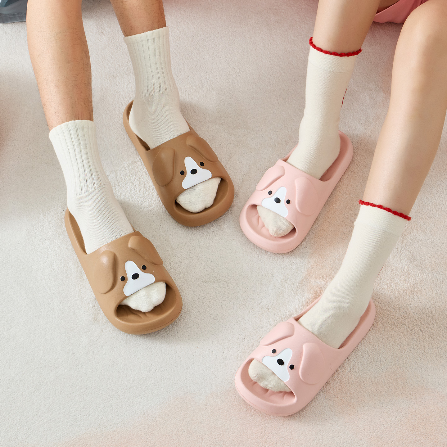 Pantofole antiscivolo per donne incinte, nuovo modello estate 2026, alta qualità per uso domestico, suola spessa, resistenti agli odori, comode da indossare_voghion.com
