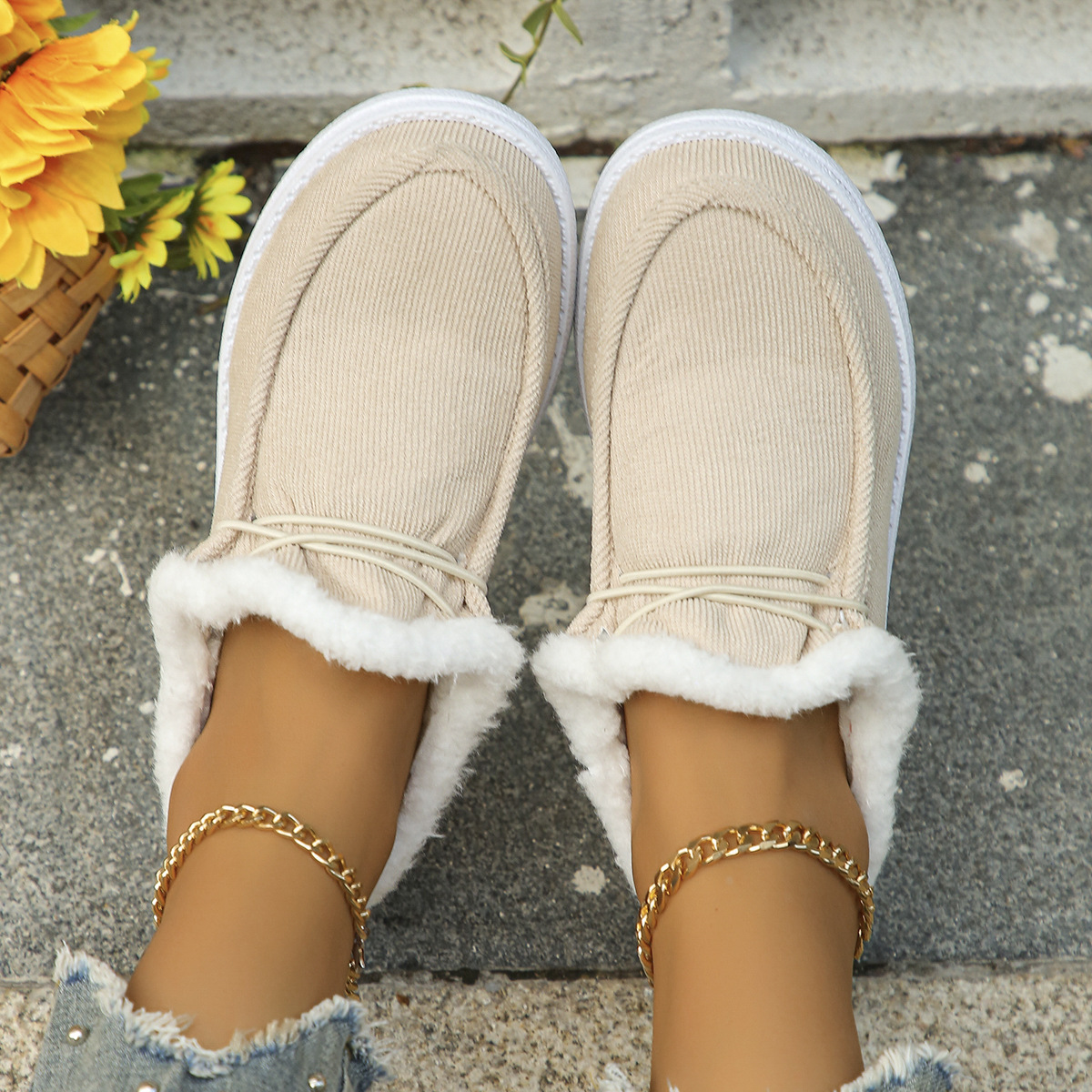 Warm Women's Winter Snow Boots With Fleece Lining And Thick Sole_voghion.com