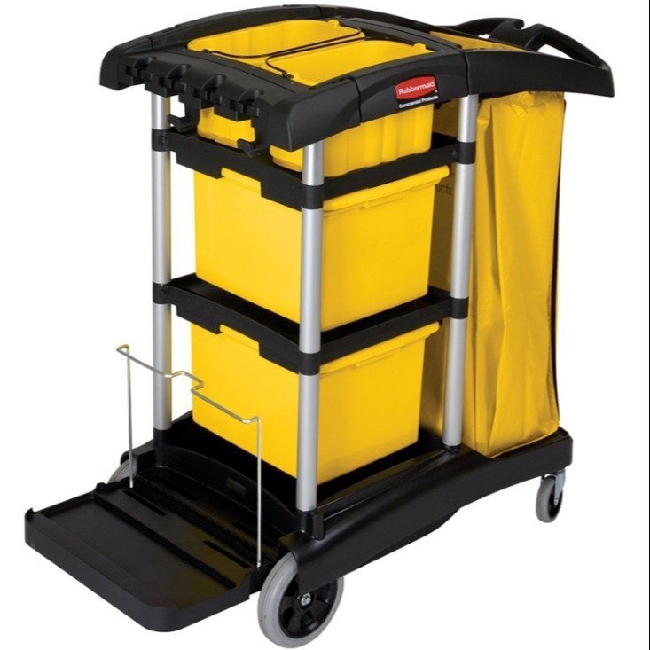 乐柏美 大容量带储物桶的清洁推车 多功能创新推车批发 FG9T7300