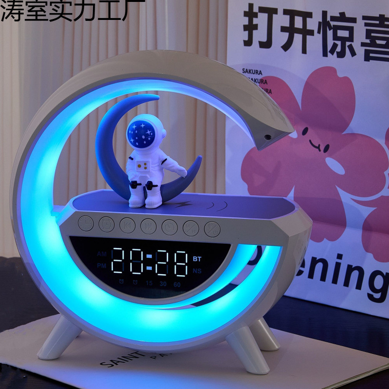 ワイヤレスオーディオbluetooth雰囲気充電多機能高颜値小夜灯誕生日プレゼントスタンドスピーカー|undefined