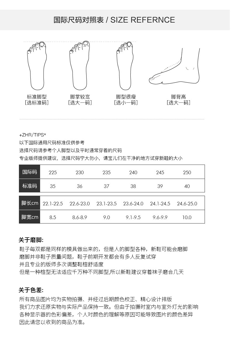 Sandal nữ quai ngang gót vuông một quai ZHR kiểu mới — Y 718m trắng chi tiết 22