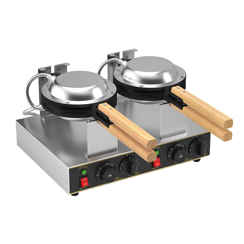 Comercial transfronterizo venta caliente pollo comercial calentamiento eléctrico de huevo de huevo de Hong Kong fábrica de maquinaria de huevo de huevo al por mayor waffle