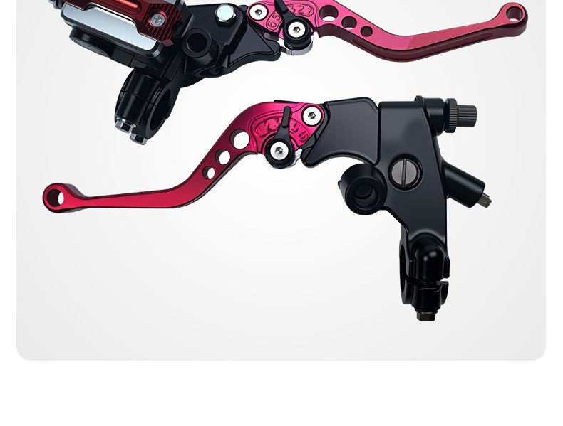 Motorcycle Modified Disc Brake Pump, Golden Prince Hydraulic Brake Pump, Cnc Aluminum Alloy Clutch Handle Assembly Parts