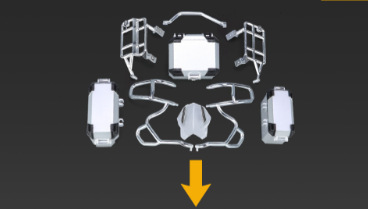 Modelo de coche de aleación Huayi 1:9 ave acuática R1250GS modelo de motocicleta de juguete doblado modelo de coche de motocicleta decoración de iluminación figura