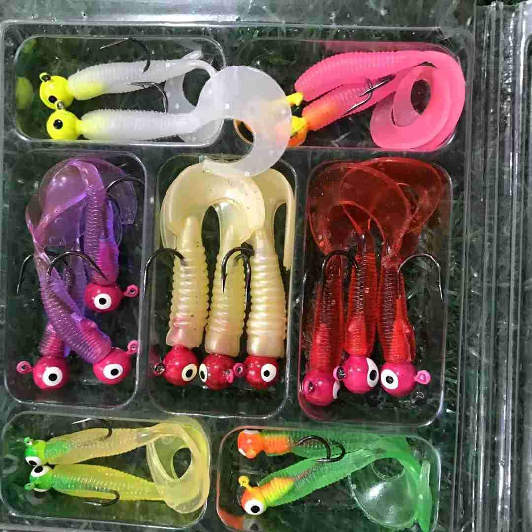 Sinking Grubs fishing lure Soft Baits Fresh Water Bass Swimbait Tackle Gear