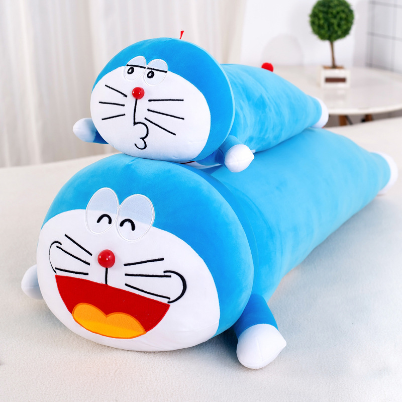 Ming cilíndrica Jingdang almohada gato muñeca Linda Doraemon regalo de los niños juguete de peluche regalo al por mayor de la fábrica