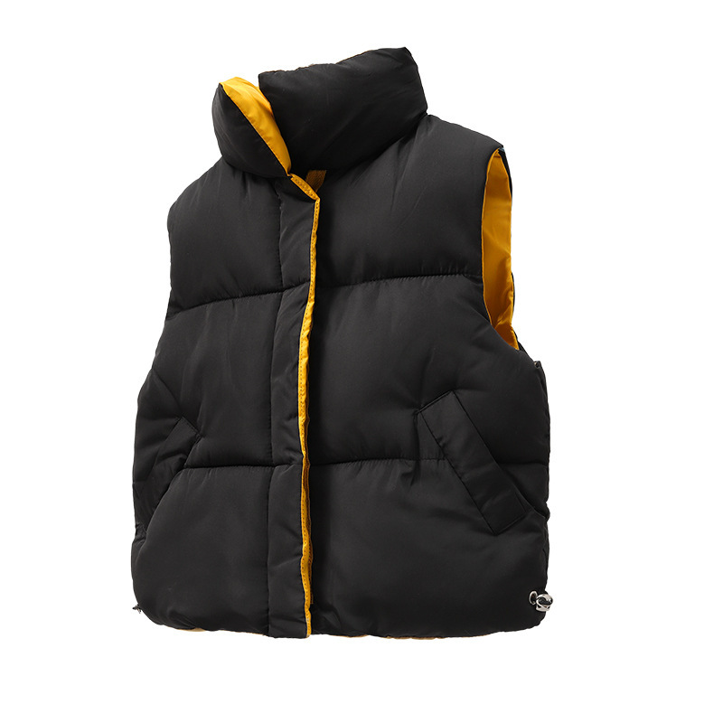 2024 ropa para niños nueva ropa para niños bebés niños y niñas Chaleco de cuello de pie ropa exterior para niños chaleco cálido Chaleco de algodón para niños