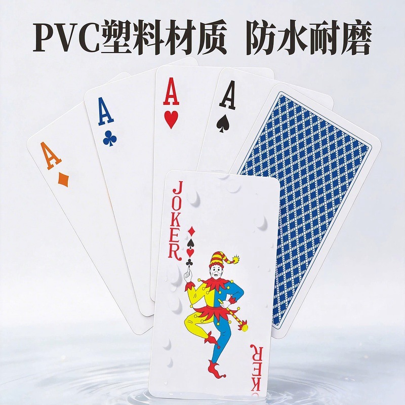 Tarjetas de juego personalizadas especiales para huevos gruesas tarjetas de barras impermeables y resistentes al desgaste de núcleo azul, regalos de construcción corporativa pueden imprimir LOGO image 3