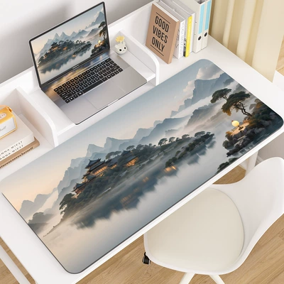Stain-Resistant, Wear-Resistant, Easy to Care | Avtomobil döşəmə paspasları - landscape-painting-3080cm-5mm-diatom-mud
