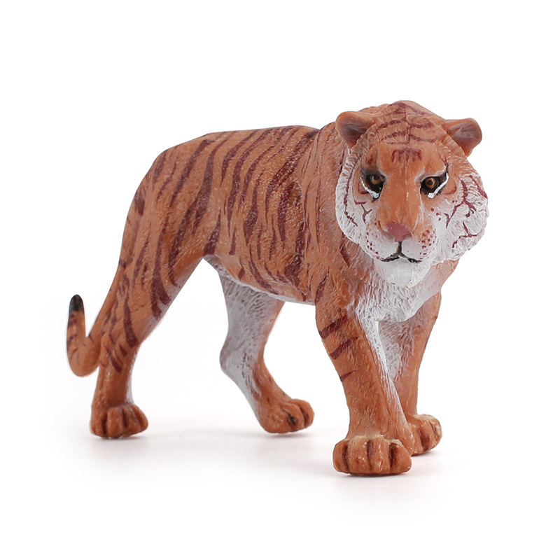 Foreign Trade Simulation Tiger Model Static Solid Forest Siberian Tiger Tiger Child Early Education Cognitive Handheld Model Ornament