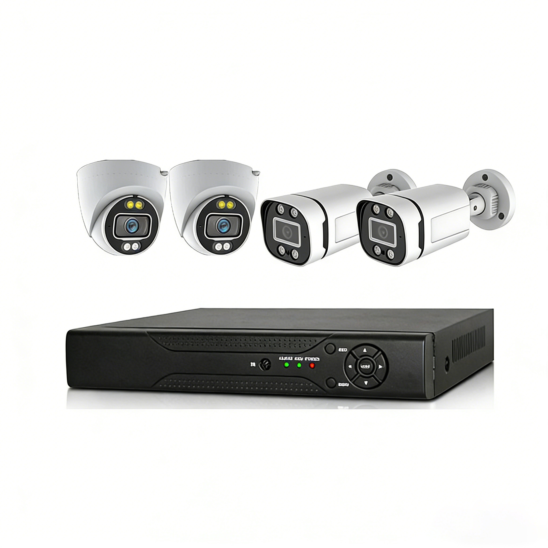 跨境AHD套装夜视全彩CCTV KIT 模拟监控XVR KIT摄像头4路监控套装