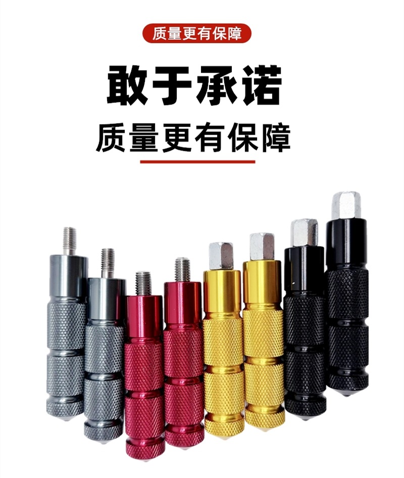 Suitable for Di'Ema's New National Standard Central Axis Pedal Footrest for Electric Vehicles and Battery Vehicle Modification Pedal Rod