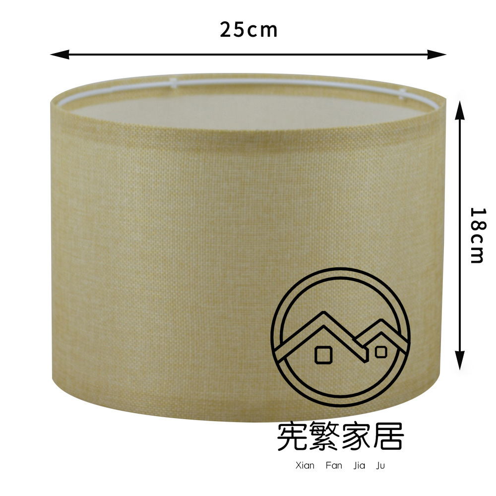 Transfronteriza desmontable plegable KD pantalla Shell sombreado redondo de lino de tela de mesa lámpara de pared lámpara de pie lámpara colgante Accesorios