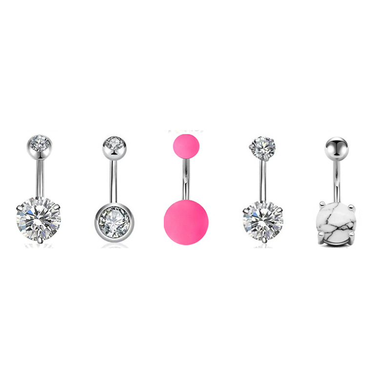 Pointed titanium steel lip stud product view