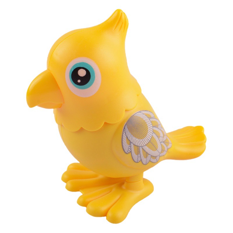 Winding loro lindo pájaro reloj de juguete para niños sinuoso salto puesto Venta caliente Parque atracciones regalos al por mayor