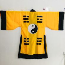 道士服道服道袍长袍套装万圣节古装武侠法衣太极八卦经衣林正英黄