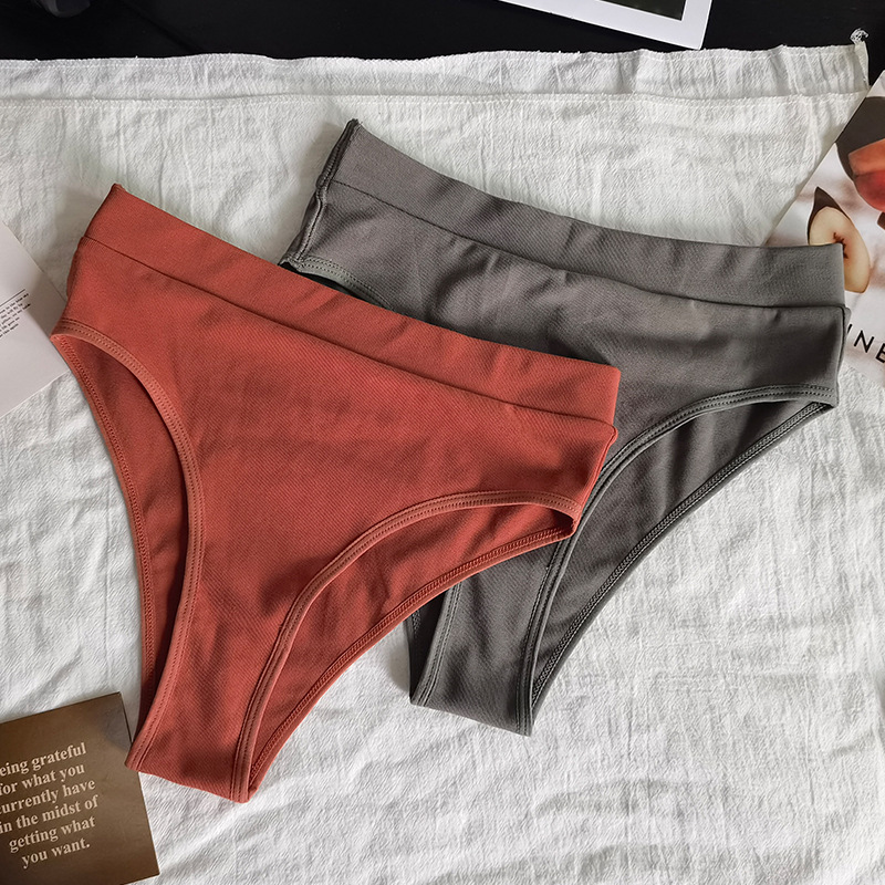 European and American Foreign Trade High-Cut Brazilian Pants Wide Belt Cotton Breathable Comfortable Underwear Reformable T-Triangle in stock