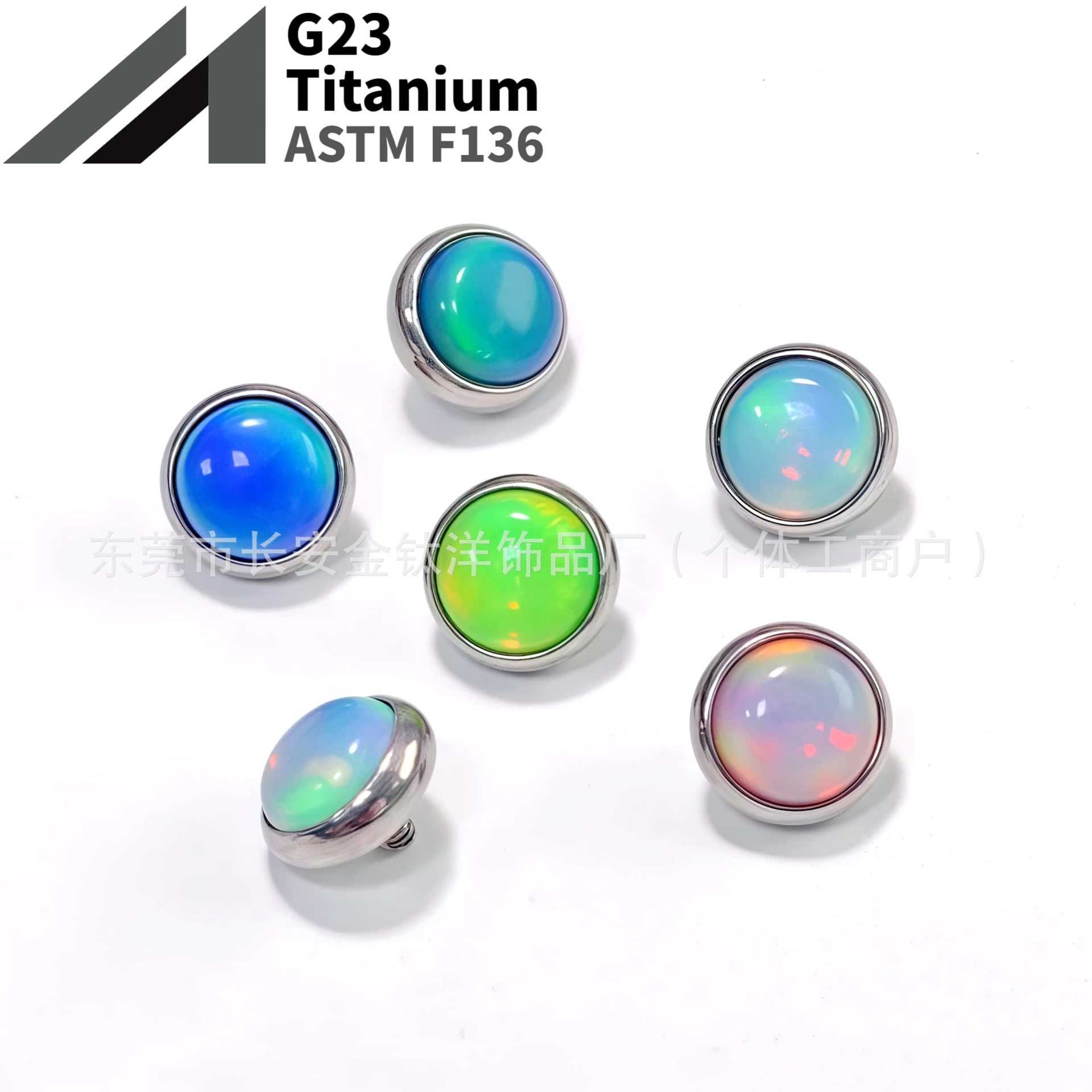 16G labret stud size and finish detail