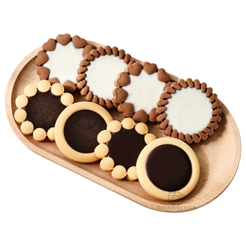 Valentine's Day Chocolate Sandwich Cookie Gift Box Cookie Mold DIY Jam Cheese Afternoon Tea Tools for Goddess' Day