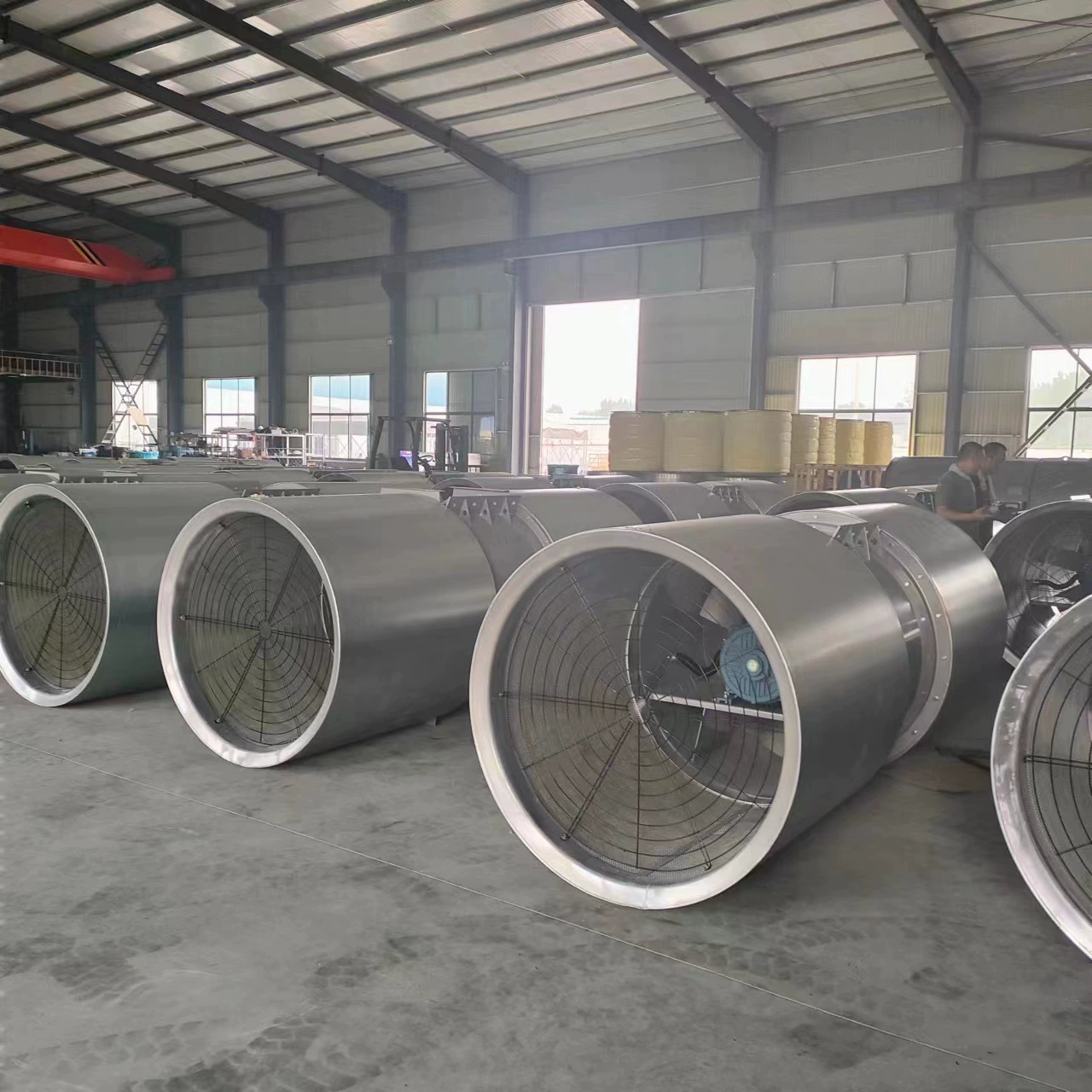 Интервальный туннельный вентилятор Односторонний туннельный струйный вентилятор SDS11200 37KW Низкий уровень шума большой объем воздуха