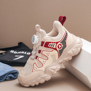 Autumn and Winter New Style Two-Cotton Swivel Buckle Sports Shoes, Warm Breathable Casual Shoes for Boys and Girls, Outdoor Shoes Manufacturers Wholesale