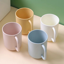 简约刷牙牙杯漱口杯家用可爱组合装便携式旅行软毛家庭免打孔口杯