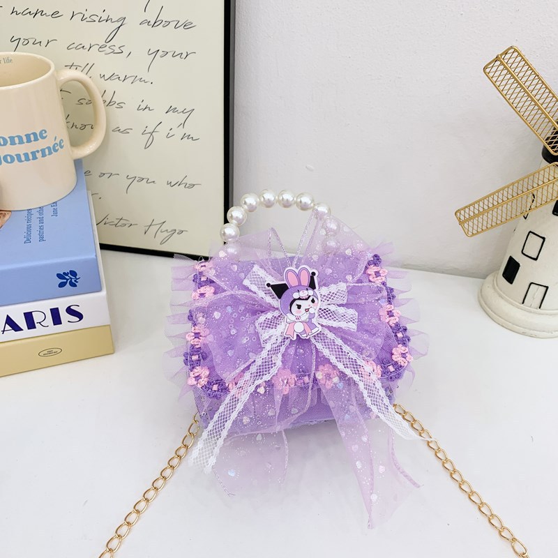 Niños pequeños bolsos de hombro perlas bolsos de chicas nuevas bolsas de cambio de chicas bolsos de mano transfronterizos