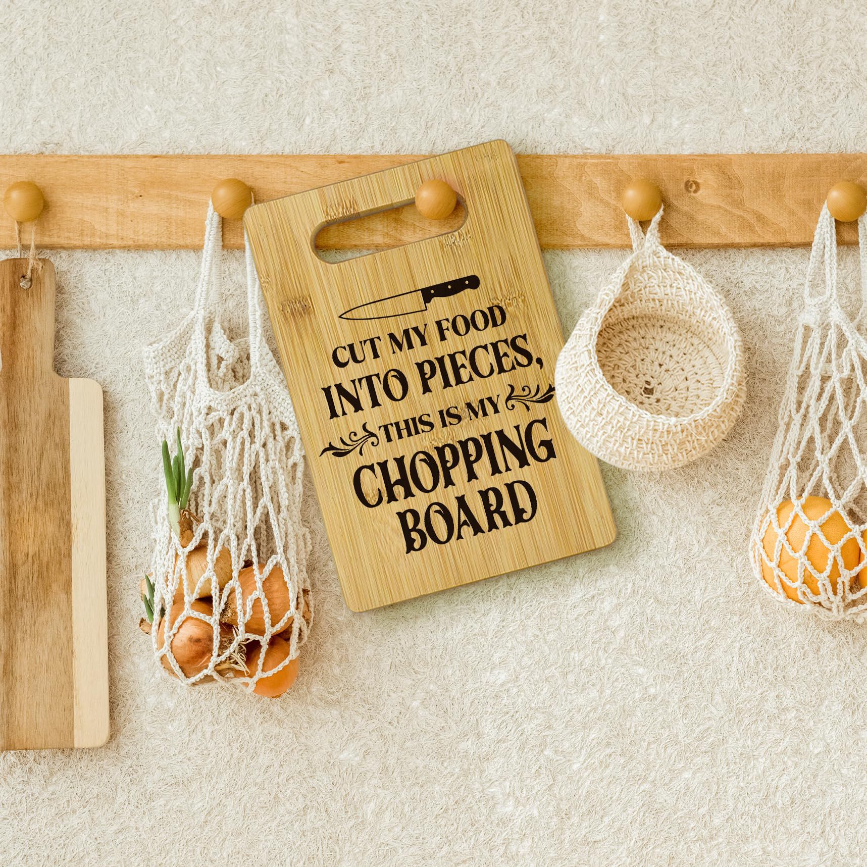 La tabla de cortar de madera portátil transfronteriza se puede grabar con patrones.