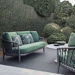 戶外沙發庭院藤椅沙發酒店家具陽台防水室外樣板房別墅組合