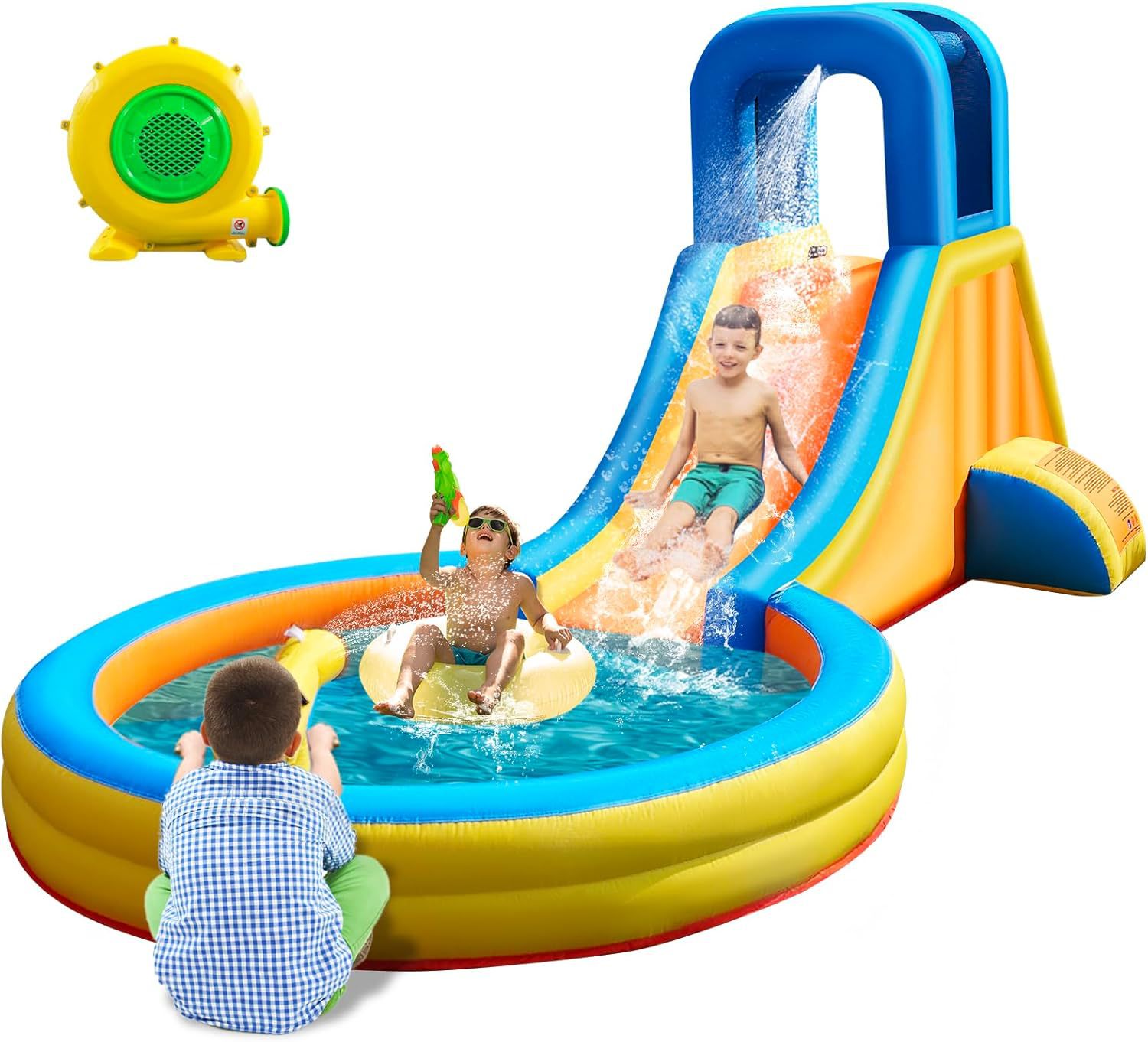 castillo infláble al aire libre con tobogan infláble doméstico con tobogan infláble para niños pequeños castillo infláble combinación de juguetes de parque de atracciones