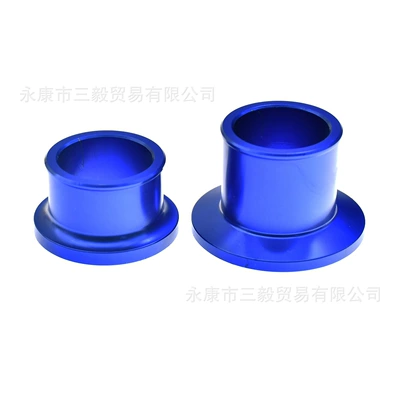 Wheel Bushings, Spacer Sleeves, Cnc | Motorcycle wheel hub - polar-queen-spacer-blue