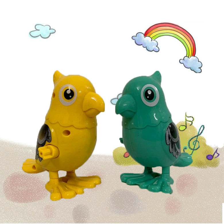 Заводная игрушка для прыжков, павлин, лягушка