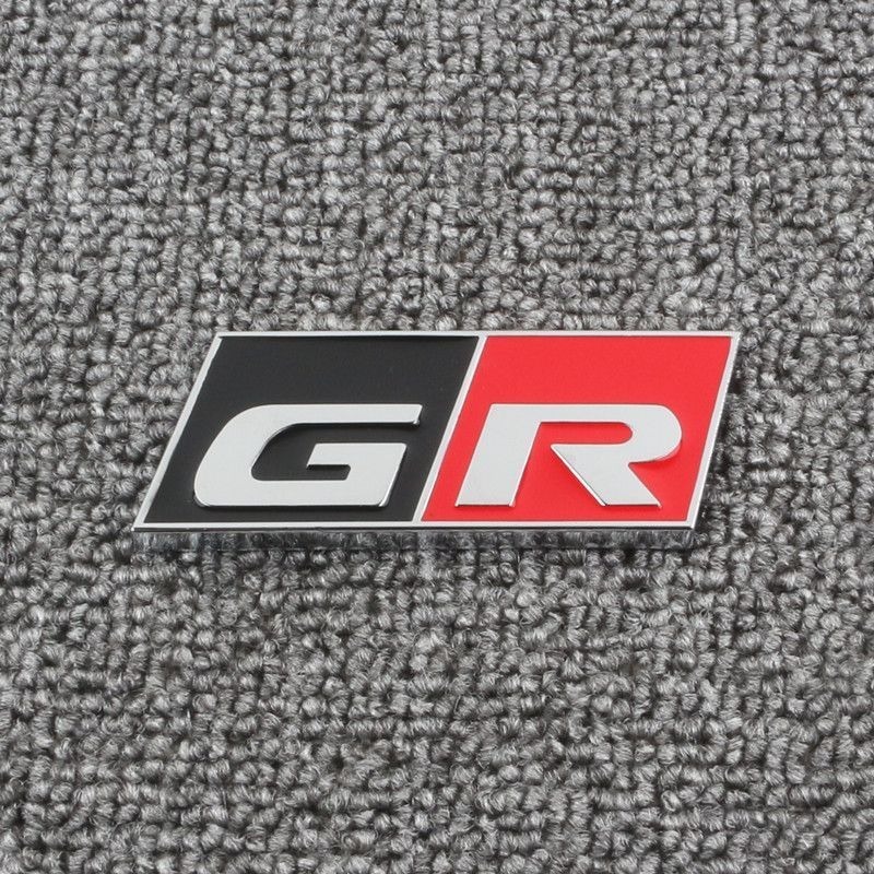 トヨタ改造ステッカー GR GRSPORT GR MN メタルステッカー リアステッカー テールステッカーに適しています。|undefined