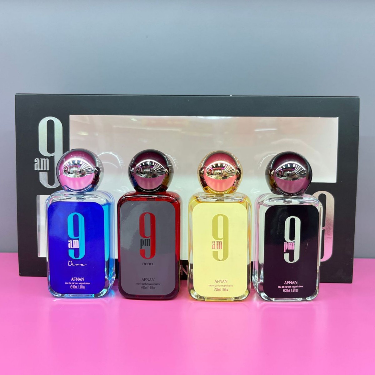 AFNAN 9pm香水四件套礼盒中东阿拉伯迪拜跨境爆款持久留香外贸款