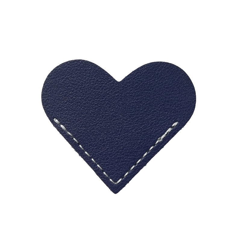 Los fabricantes suministran un gran número de en stock cuero amor notas adhesivas marcador regalo para amigos amor forma marcador pegatinas