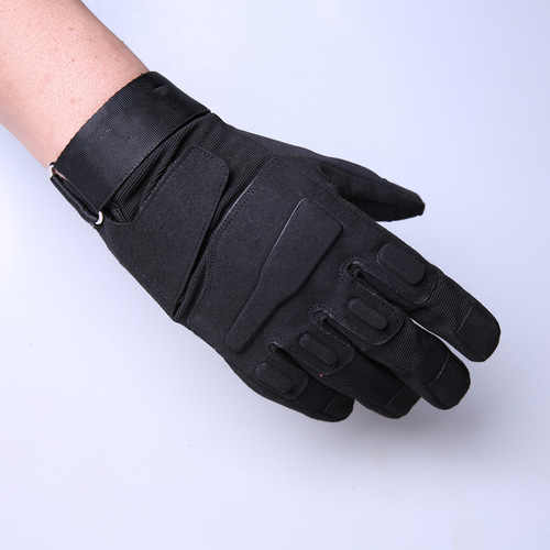 Microfiber tactical full-finger gloves, moisture-wicking, windproof, anti-slip, anti-cut cycling sports gloves, outdoor fitness