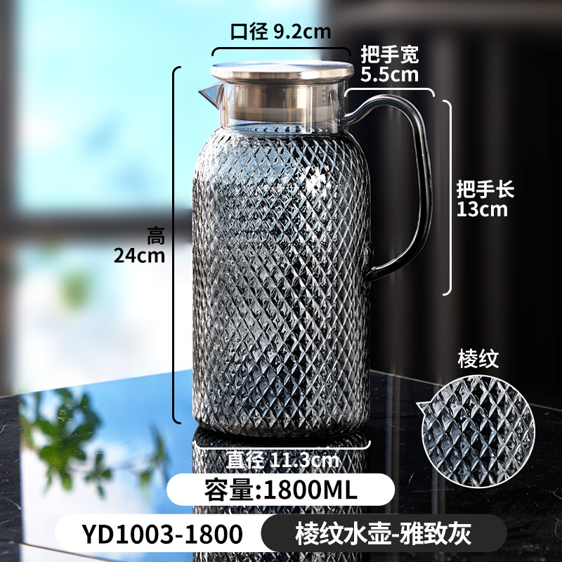耐高温亚克力扎壶酒店饮料壶饭店商用西瓜汁扎壶塑料柠檬壶防摔|undefined