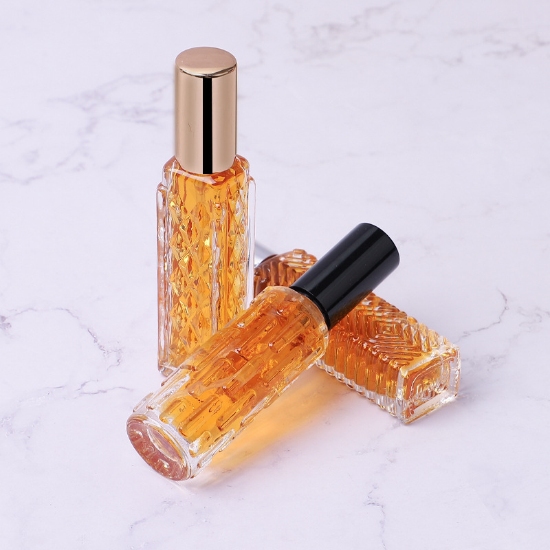 10ml botella de vidrio de perfume boquilla electroquímica de aluminio cosméticos sub-embalaje Botella vacía botella de spray de perfume Yiwu ventas directas de la fábrica