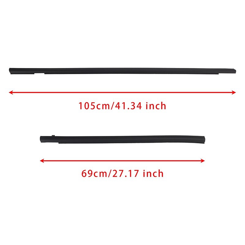 Honda Fit Jazz 01-08 model car window trim strip, exterior glass sealing strip, door water-blocking trim strip