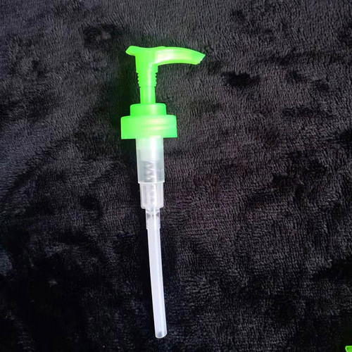 Direct sale of liquid soap pump head factory plastic spray head press head nozzle green white lotion press pump head
