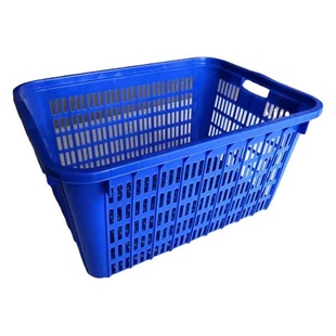 Ovi Thickened Plastic Draining Basket Rectangular Sorting Plastic Basket Can be Stacked to Receive Plastic Hollow Turnover Basket