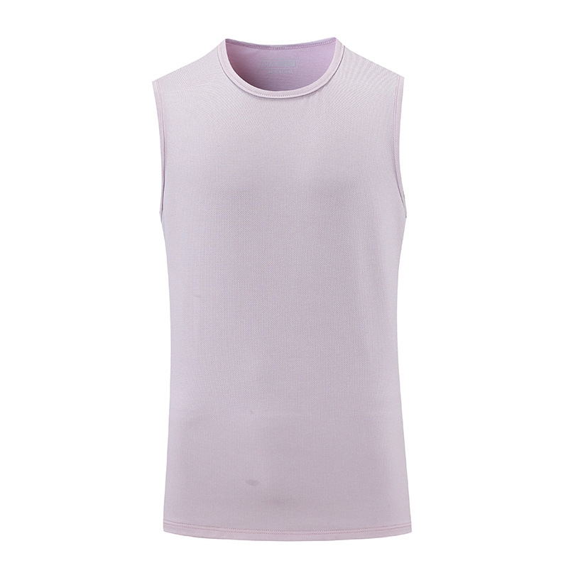 Maratón profesional de los hombres de verano corriendo Chaleco de secado rápido deportes fitness chaleco sin mangas suelto en stock impresión fija