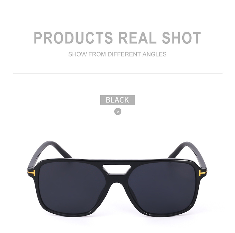 Korean Fashion New Style Big Frame Retro Box Frog Sunglasses display picture 1