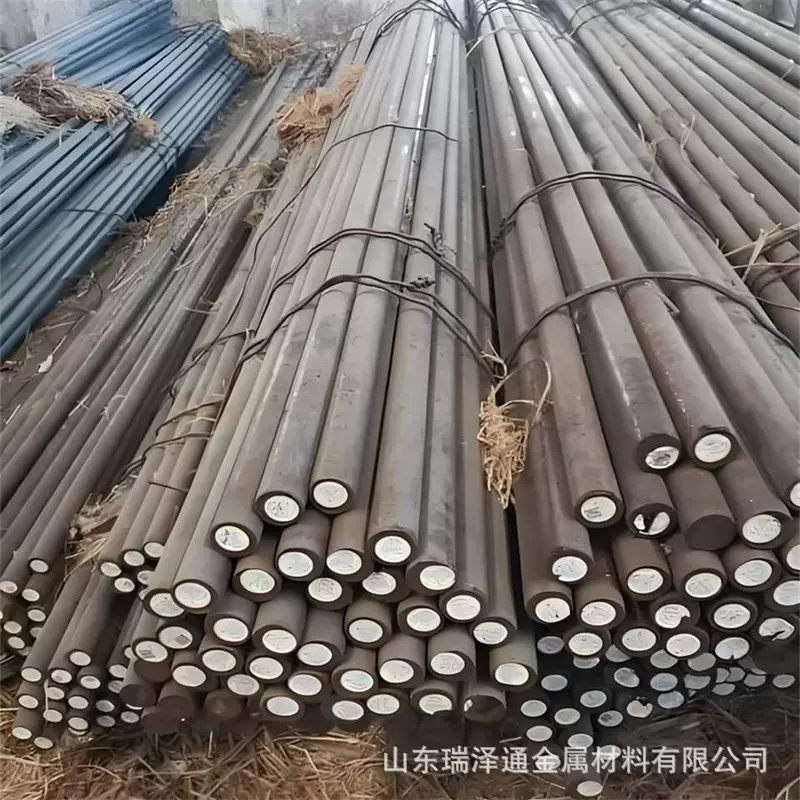厂家供应圆钢圆钢棒黑钢棒圆铁棒实心圆钢实心钢棒圆型船锚配重块