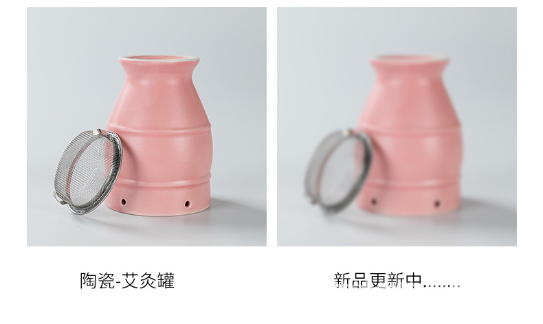 Aizhongtang Ceramic Moxibustion Jar with Gua Sha Massage Function Purple Clay Portable Home Warming Device key features