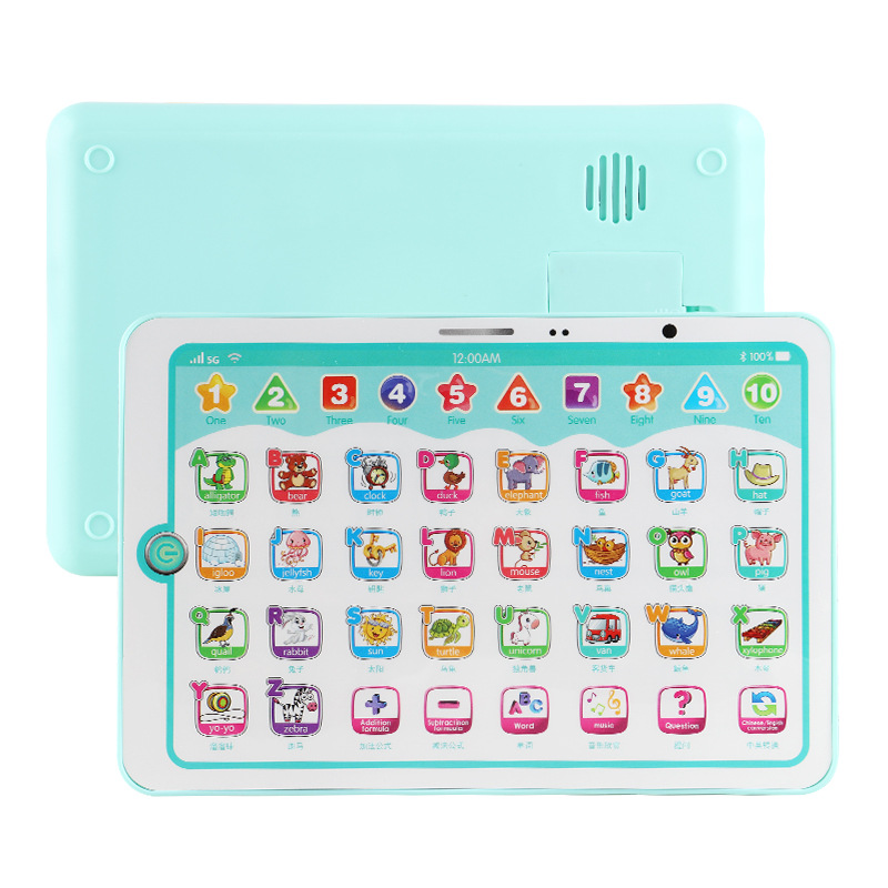 Children's Pinyin Learning Machine Students Chinese and English Digital Music Cognitive Puzzle Reading Learning Tablet Early Education Toys