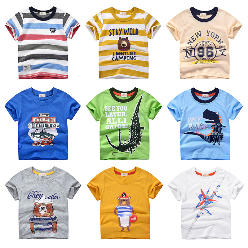 2021 summer new children's short-sleeved...