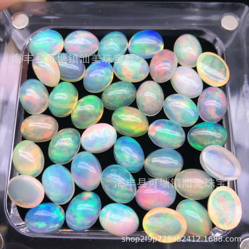 Wholesale Natural Opal Opal Ring Surface Oval Flats Bottom Plain Round Drop-Shaped Opal Loose Stone with Stones Wholesale Natural Opal Opal Ring Surface Oval Flats Bottom Plain Round Drop-Shaped Opal Loose Stone with Stones