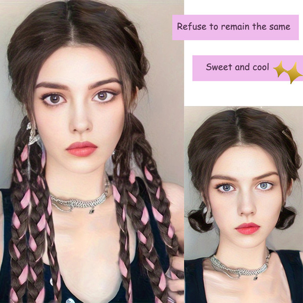 Boxing braid with pigtail